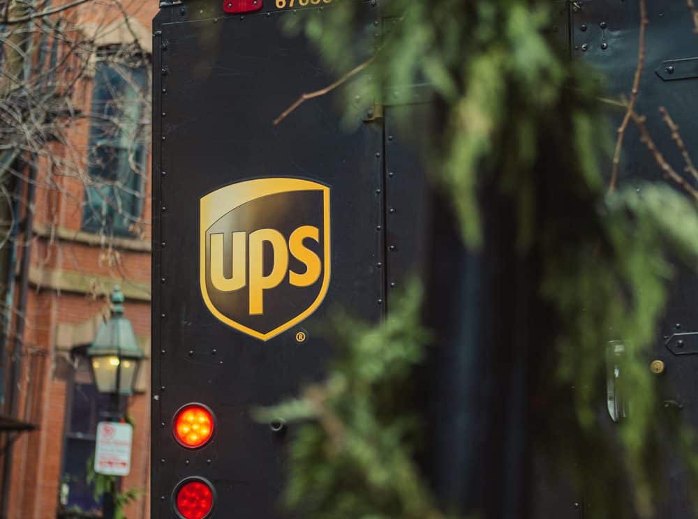 UPS van