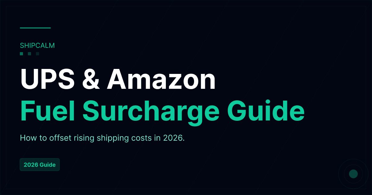Amazon Fuel Surcharges Guide: What They Cost You, and How to Offset ...