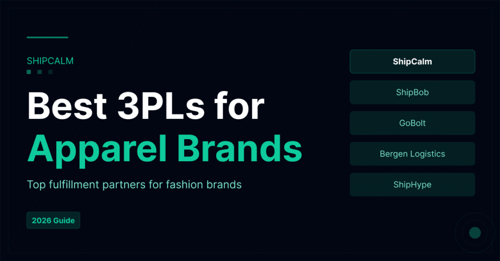 best 3pls for apparel brands graphic