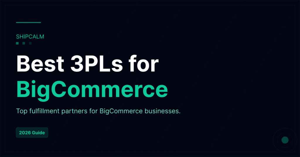 Best 3PLs for BigCommerce Graphic